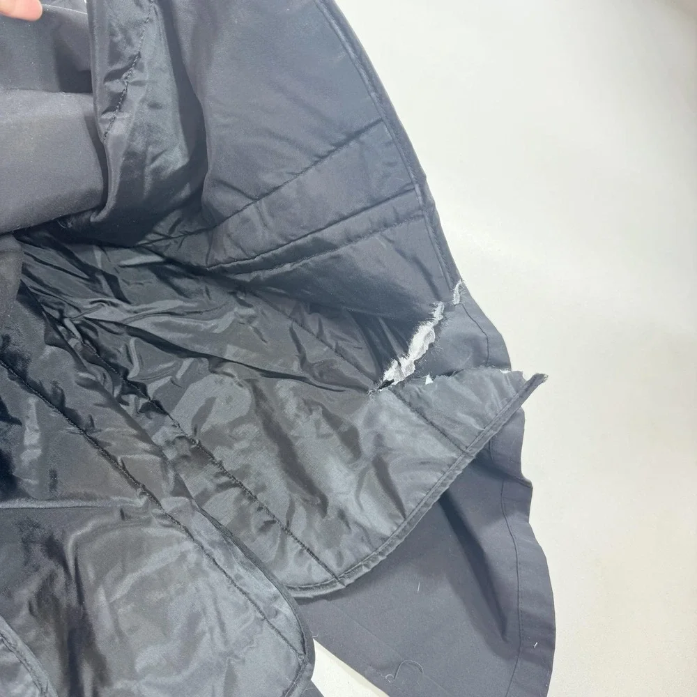 Garrison Collection Coat Mens 40R Black All Weather Trench Belted Army Military
